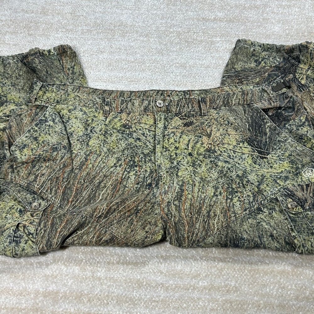 Game Winner Mens 3XL Woodland Camo Hunting Cargo Pants 25 Inseam Outdoor
